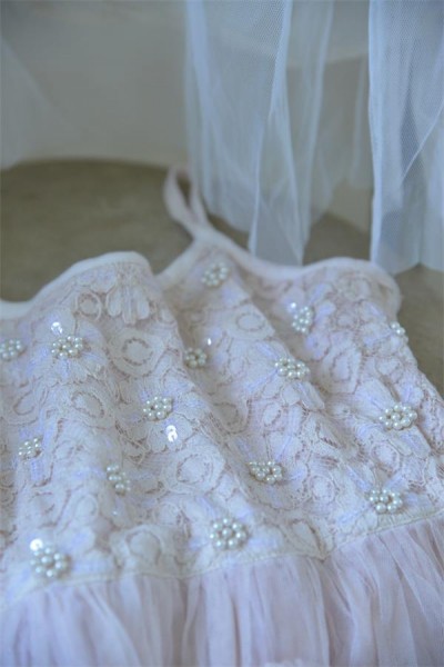 Vintage Kleid powder rose